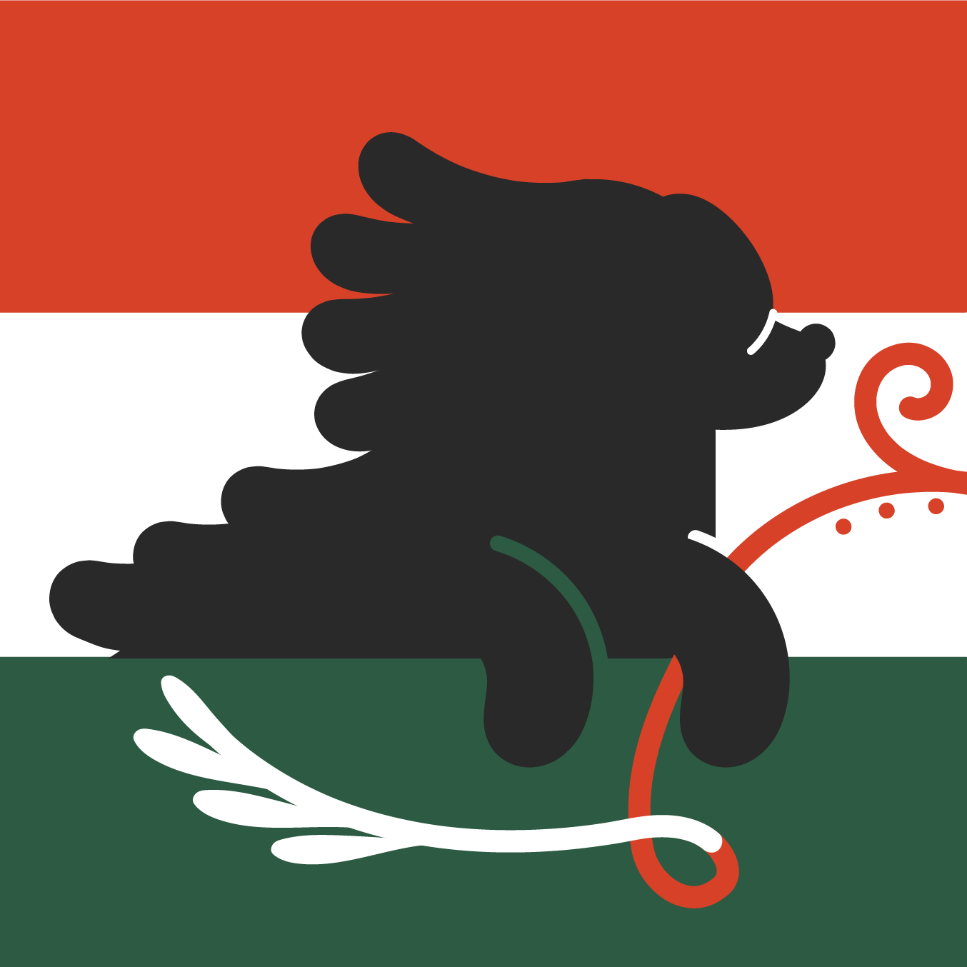 Super Worlds 2024 logo design with Hungarian flag elements and traditional patterns