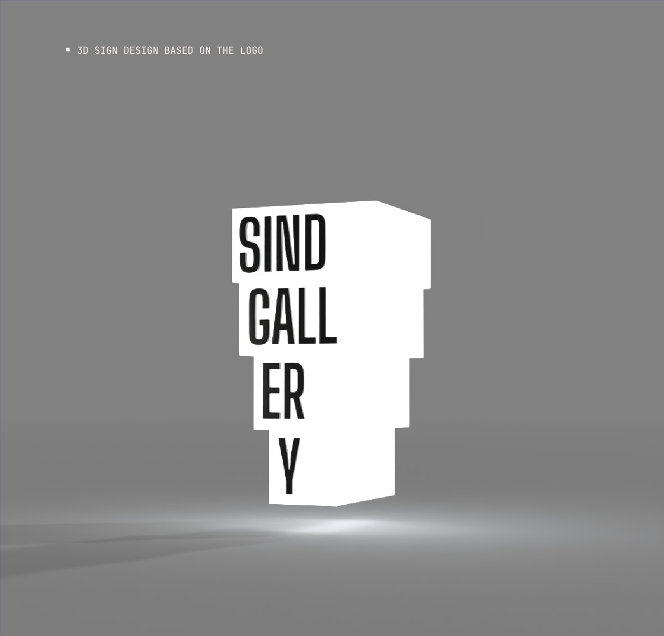 SIND Gallery Van Gogh exhibition poster design