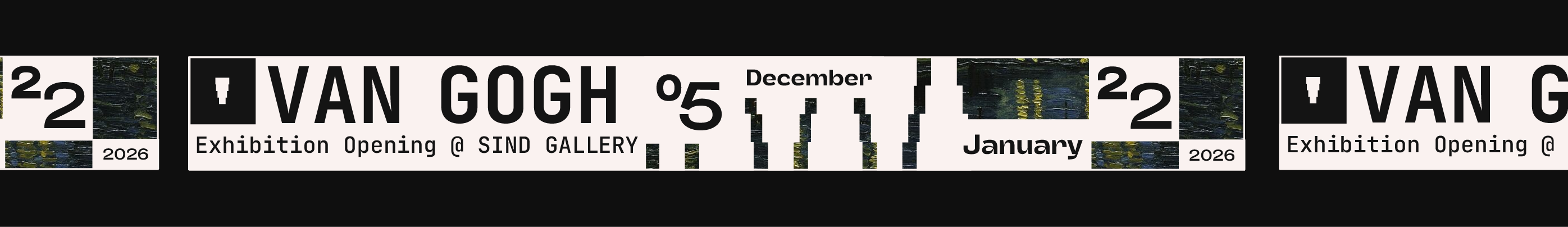 SIND Gallery brand identity system and applications